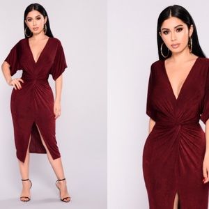 Fashion Nova Full Grown Knot Dress